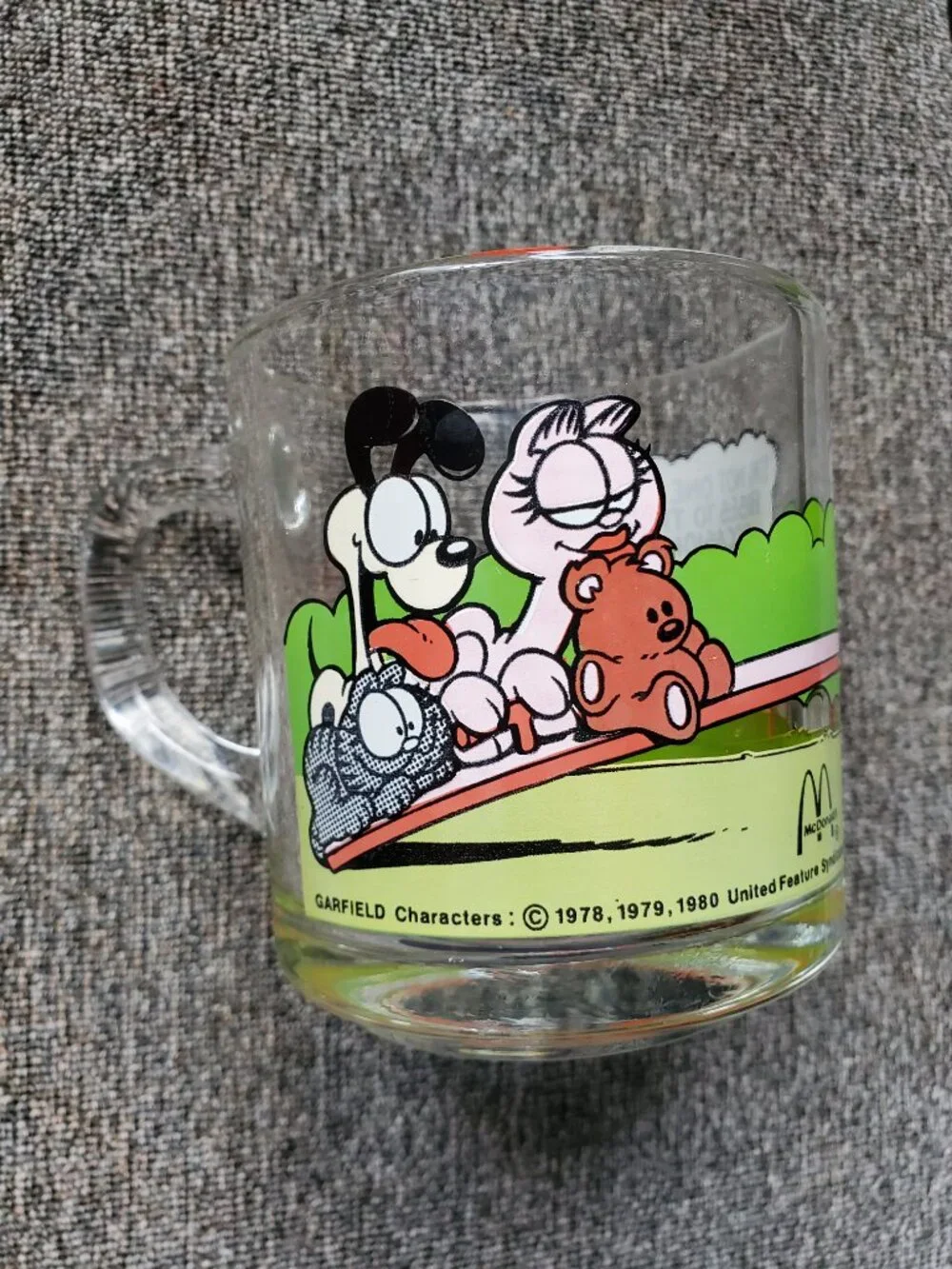 Garfield Vintage McDonald's Glass Mug